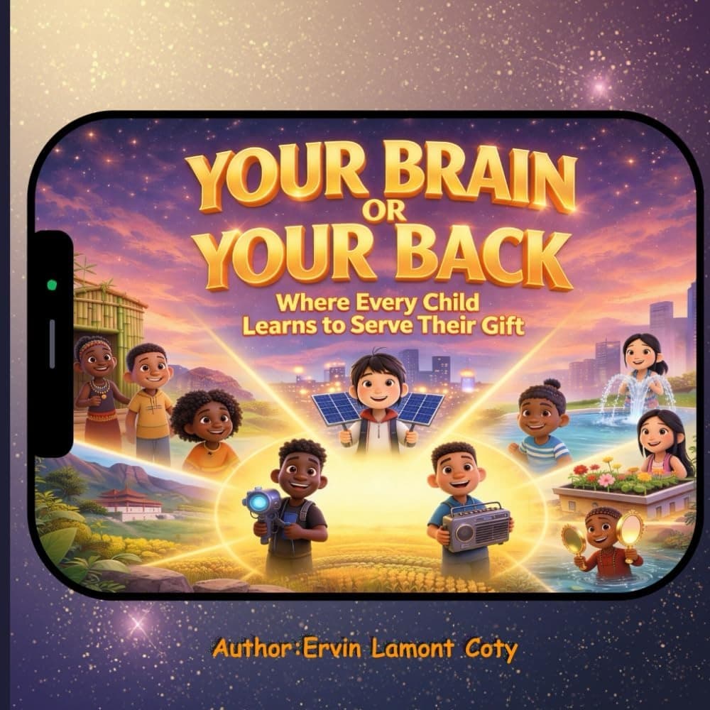 Your Brain or Your Back — Author-supplied cover, by Ervin Coty